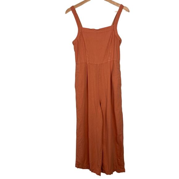 Carly Jean Los Angeles CJLA Size Small Desert Sun Linen Blend Jumpsuit Romper - Picture 1 of 10